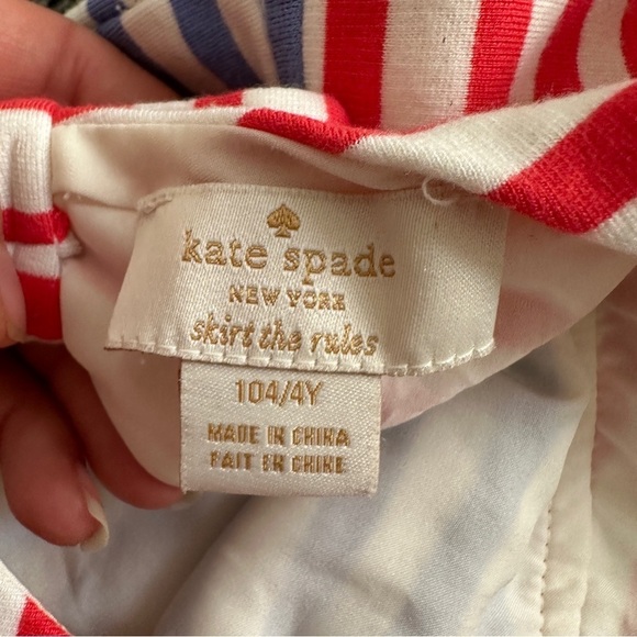 Girls Kate Spade Striped Set sz 4Y - Picture 4 of 4